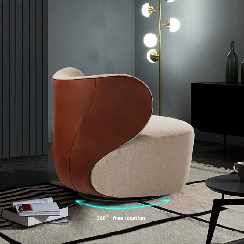 Modern Single Sofa Chair Light Luxury Leisure Chair for Living Room