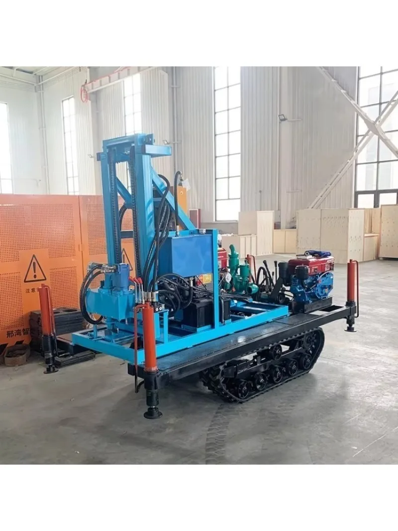 Mini Small Borehole Equipment Portable Drilling Rig For Rural Household Water Well Project