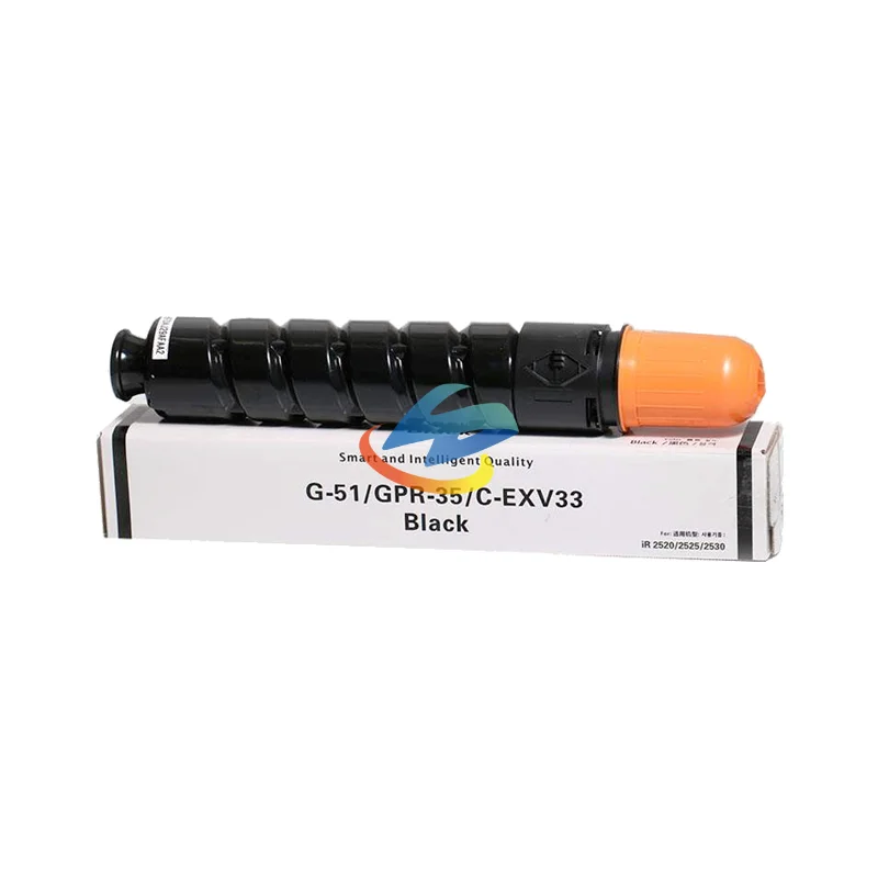 1PCS Can G51 GPR-35 C-EXV33 Toner Cartridge Compatible for Canon iR 2520 2525 2530 NPG51 High Quality Toner Powder BK600g