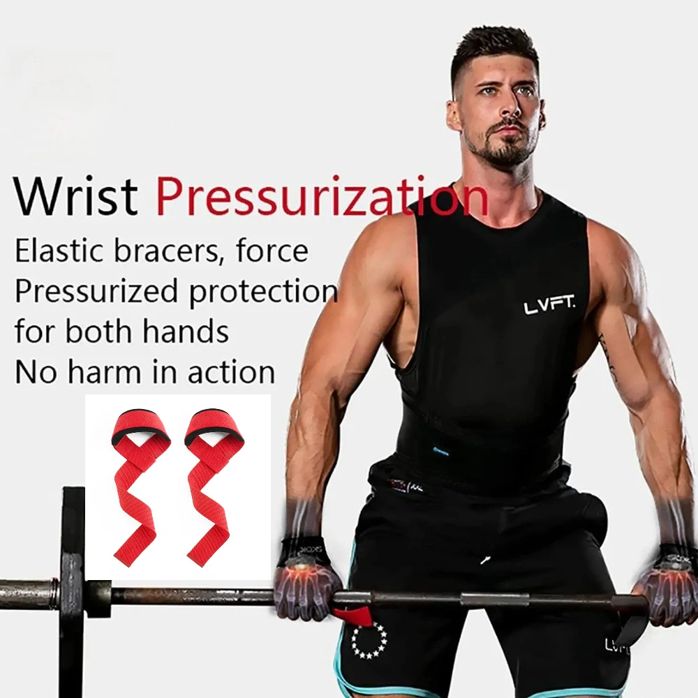 

Профессиональный жесткий силовой ремешок, натяжная лента, противоскользящая защита запястья, фитнес-браслет со штангой, сила захвата подтягивания