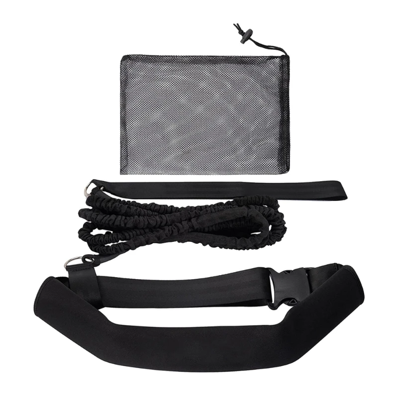 Swimming Training Waist Belt Swimming Webbing Tether Stationary Swimming Harness N58B