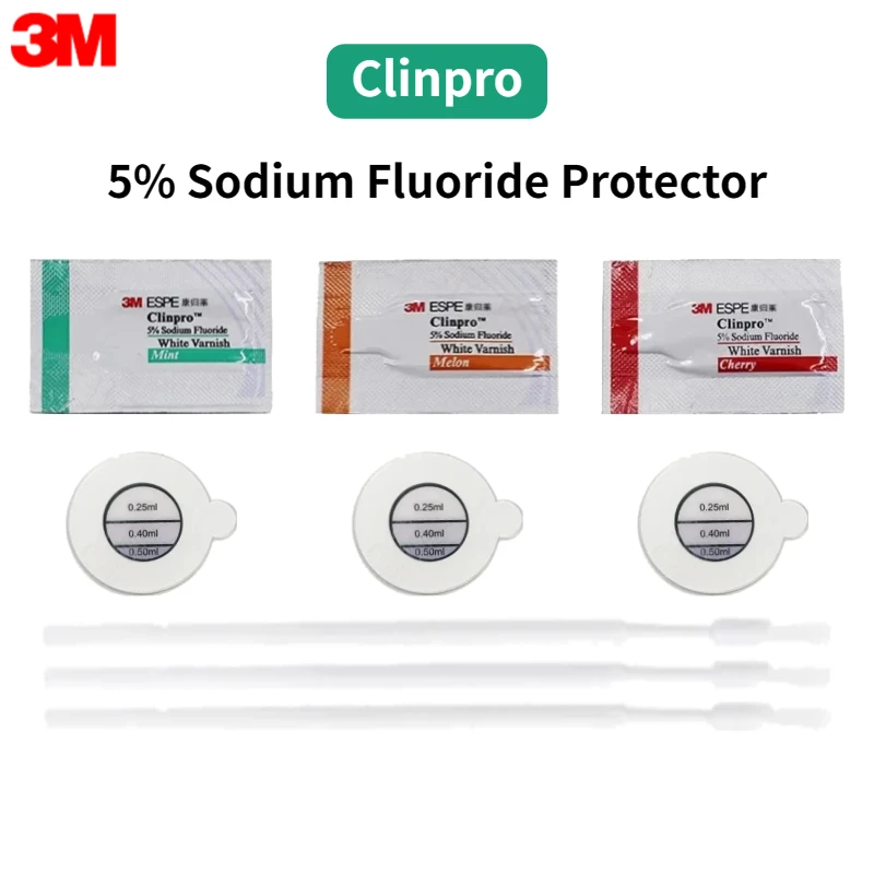 5/10Pcs 3M Dental Fluorine Protective Dental 5% Sodium Fluoride Protector White Varnish Tooth Anti Caries Desensitizing Gels