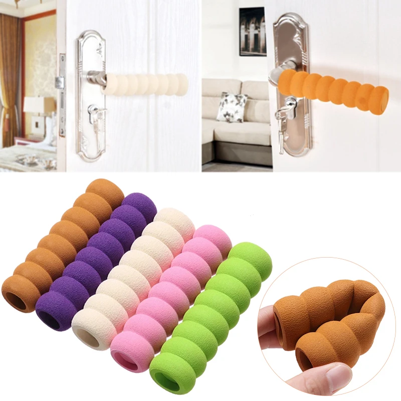 foam door button cover, elastic bedroom door handle protector, household accessories, safety