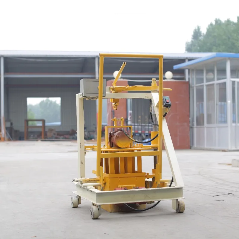 Interlocking Mobile Mud Soil Small Price Manual Mobile Clay Making Machine Brick Small Mobile Cement Brick Making Machine