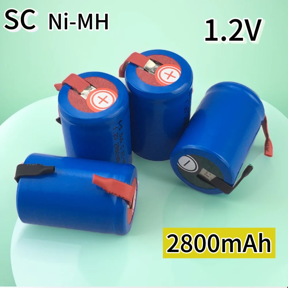 

SC 1.2V 2800mah Original Screwdriver Electric Drill Ni-MH Rechargeable Battey With Welding Label Power Tool SUBC Cells