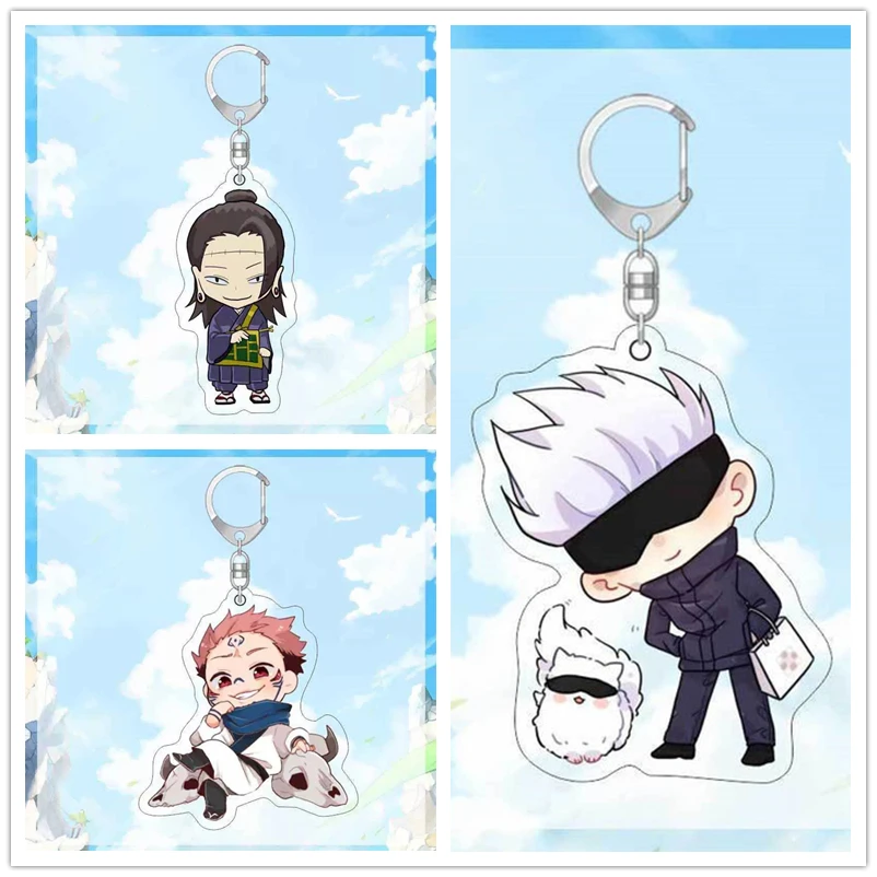 Аниме-geto-suguru-ryomen-sukuna-fushiguro-toji-nanami-kento-okkotsu-yuta-inumaki-toge-акриловые-брелки-подвески-фигурка-игрушка-в-подарок