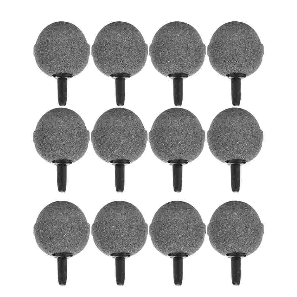 12 Pcs Fish Tank Bubble Diffuser Ventilation Bubbler Air Stone Airstones for Fishtank