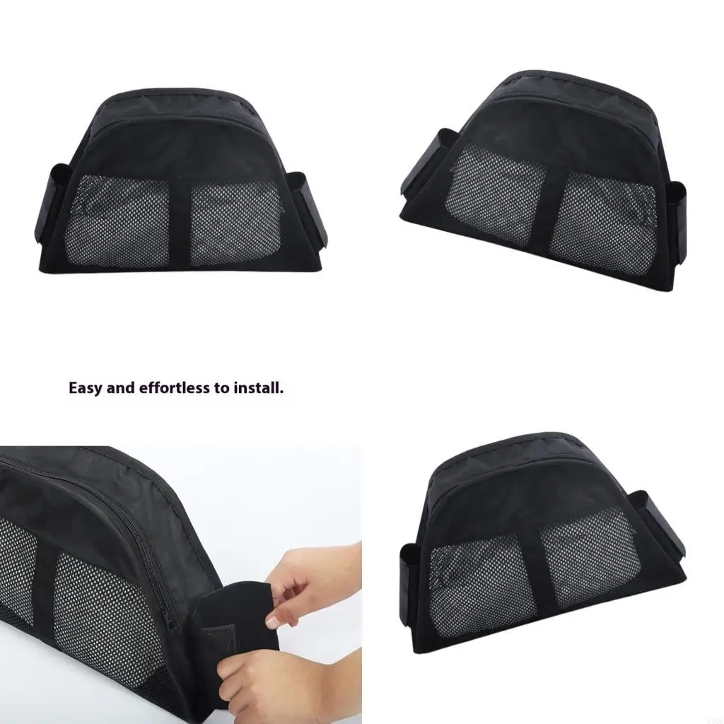 

D5QA Large Capacity Hanging Diaper Bag Case For Baby Strollers Waterproof Easy Attach Nonslip Compact Storage Solution