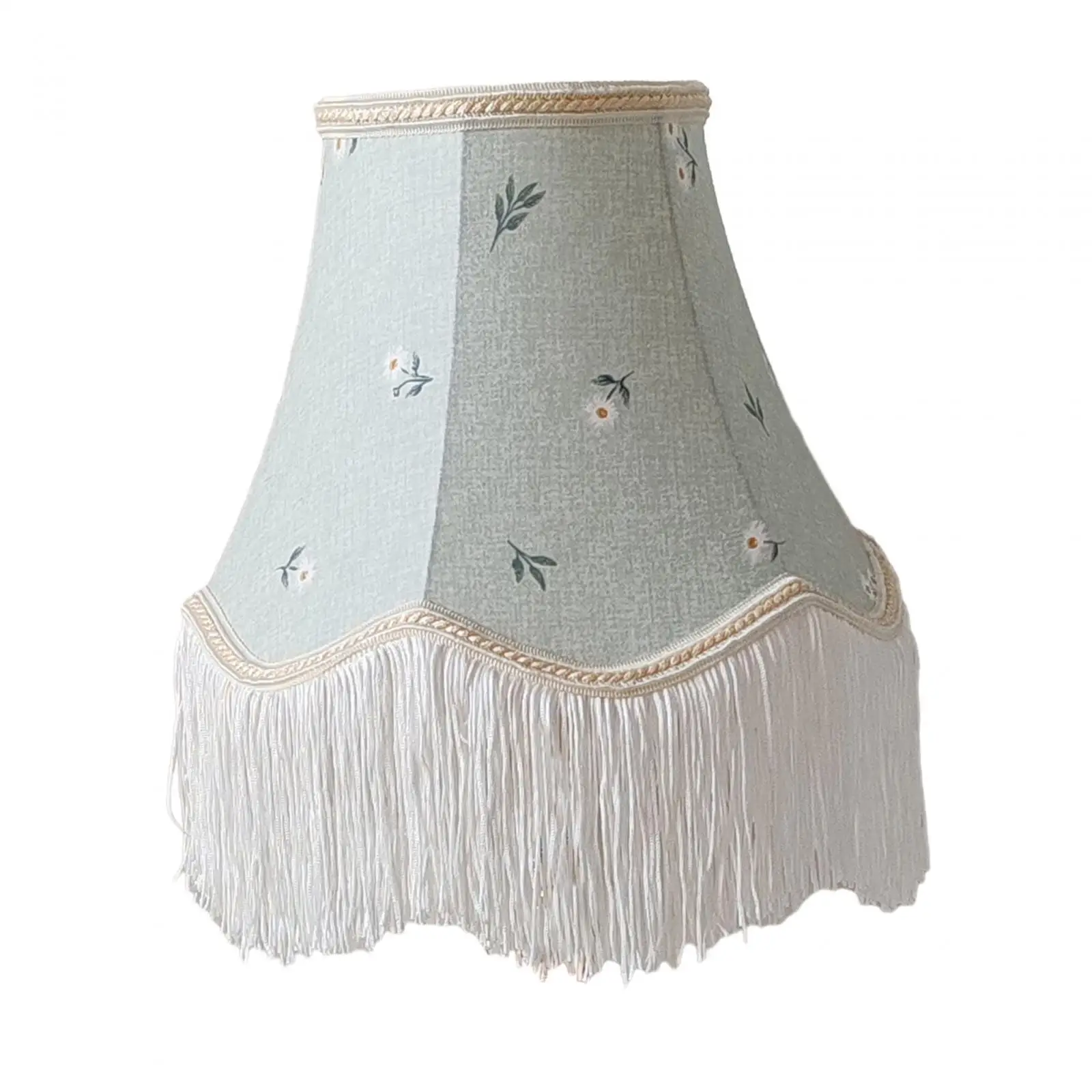 Floor Light Cover with Tassel Stylish Contemporary Decorative Desktop Light Shade for Hotel Party Wedding Bedroom Apartment