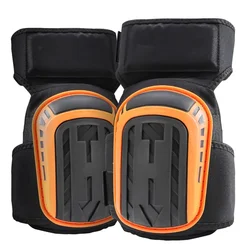 Knee Pads for Work-Heavy Duty Support Kneepads with Gel Cushion and Anti-Slip Straps for Construction, Flooring, Gardening, Clea