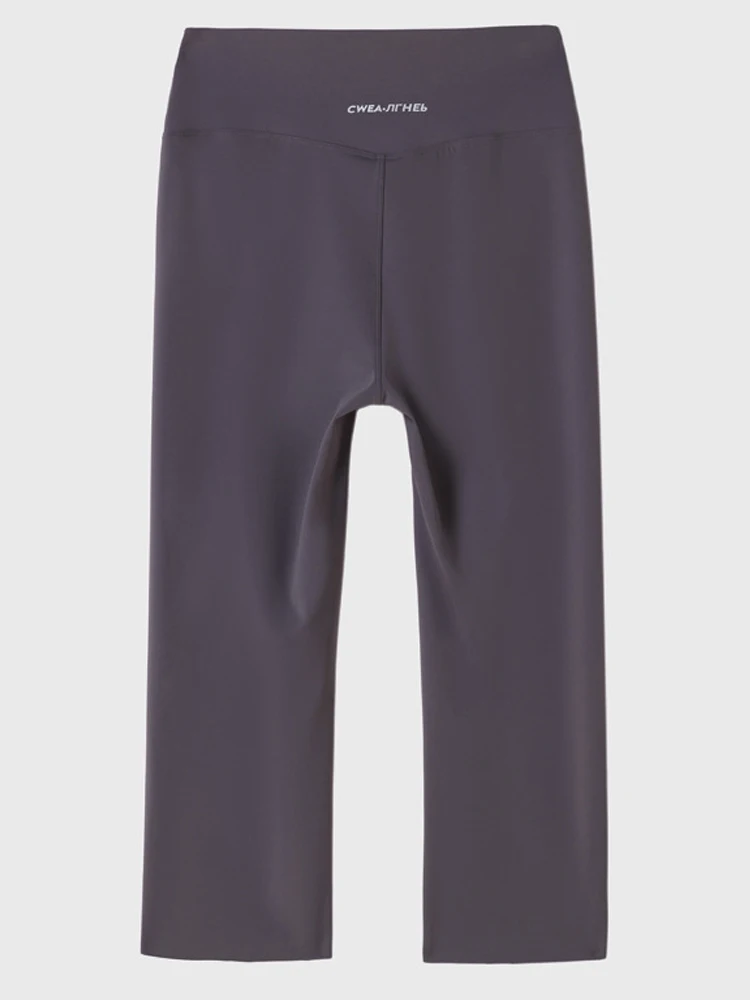 ارتفاع الخصر اليوغا السراويل حجم كبير سبعة بوصة جلد arkskin رقيقة المرأة ملابس خارجية ey الربيع الصيف Fitn الجوارب بعقب رفع