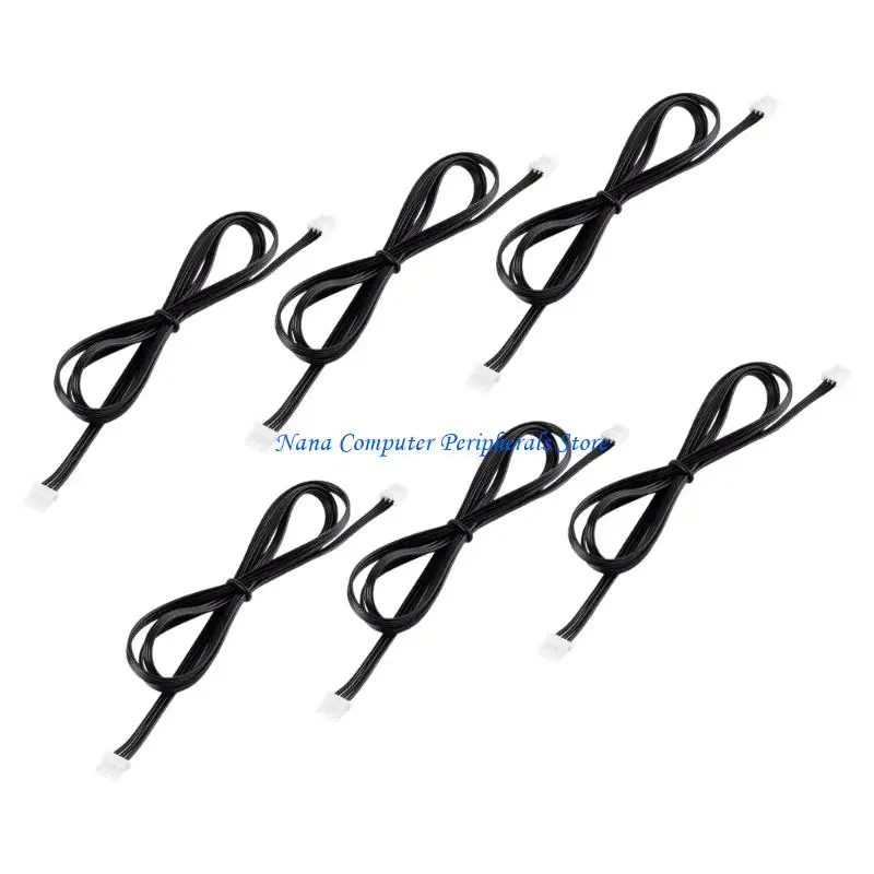 F68C 6Pcs 3PIN Servo Cable 300mm/900mm Length Replacement Transmission Extension Cable for CF Robotic Accessories