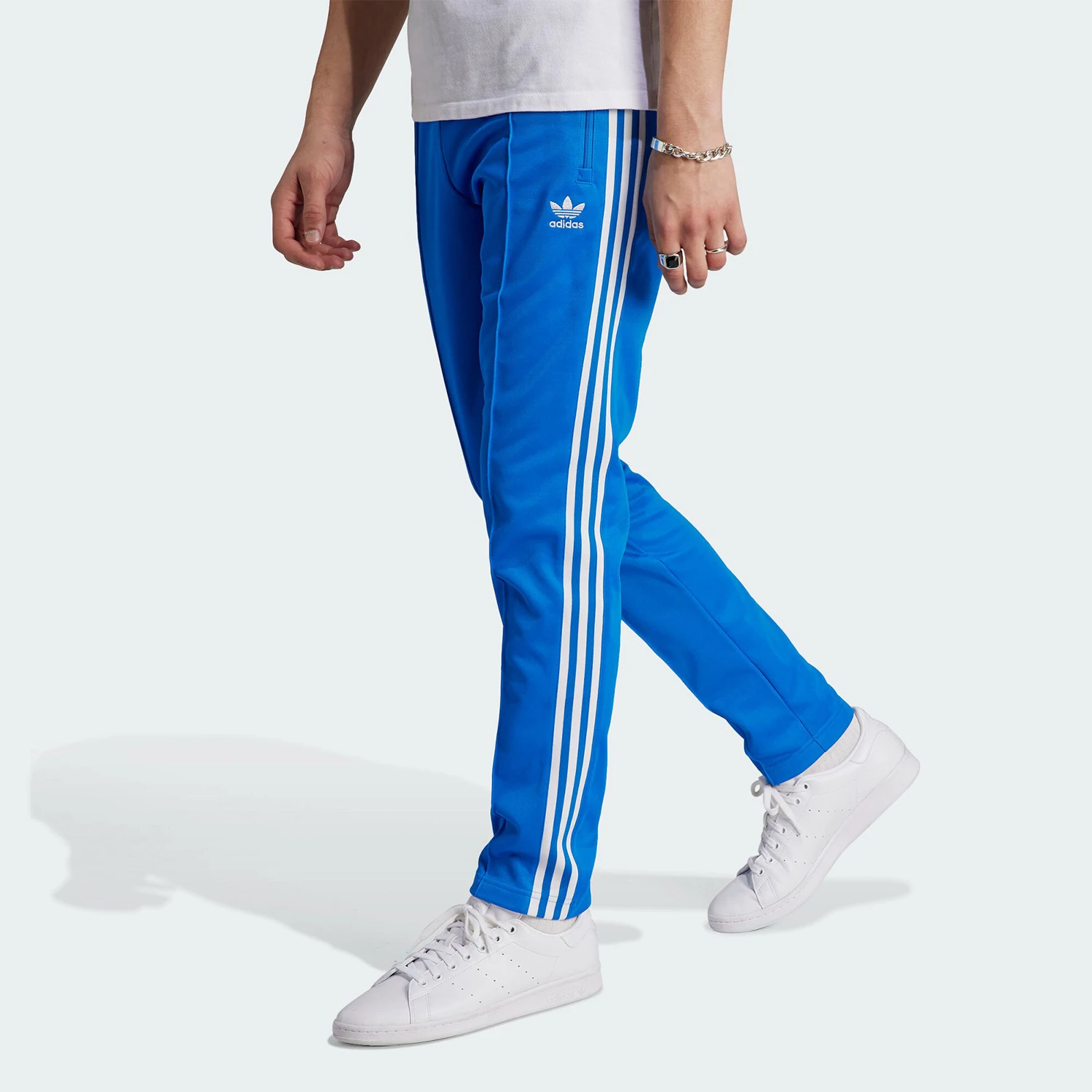 

Adidas Official Authentic Three Stripes Men's Retro Slim-Fit Sports Pants IM4546
