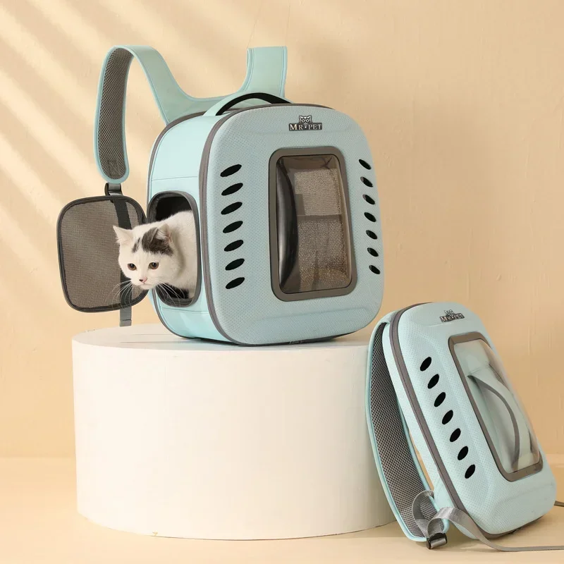 

# Hot Pet Cat Carrier Backpack Breathable Travel Outdoor Shoulder Bag For Small Dogs Cats Portable Packaging Foldable Pet Suppli