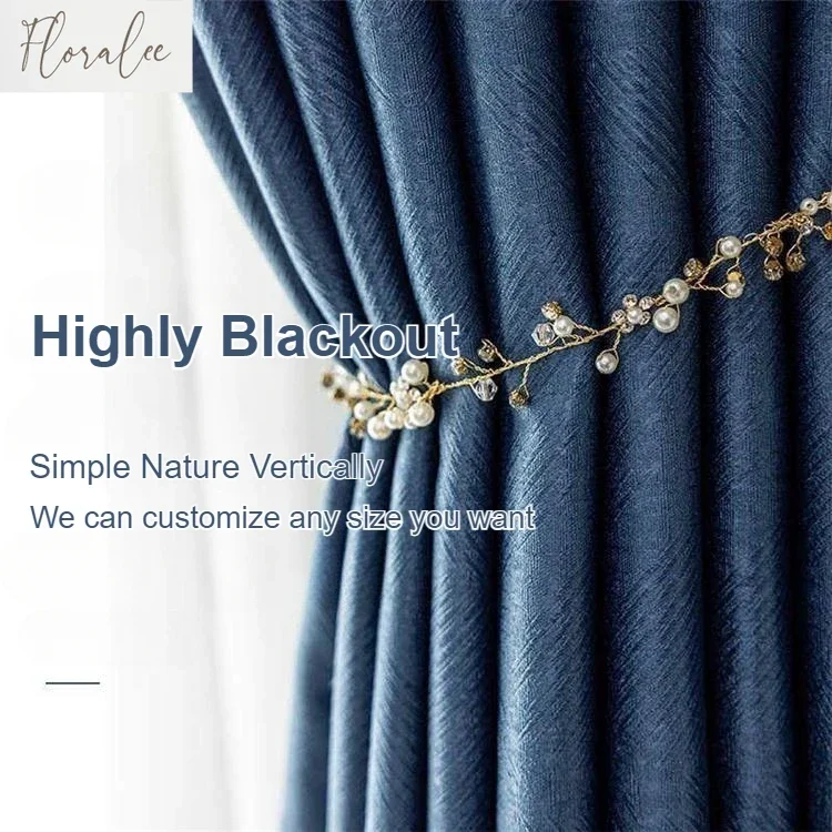 

Morandi Color Simple Blackout Curtains for Living Room Bedroom Dining Nature Vertically Thicken Fabric Study Custom Size Decor