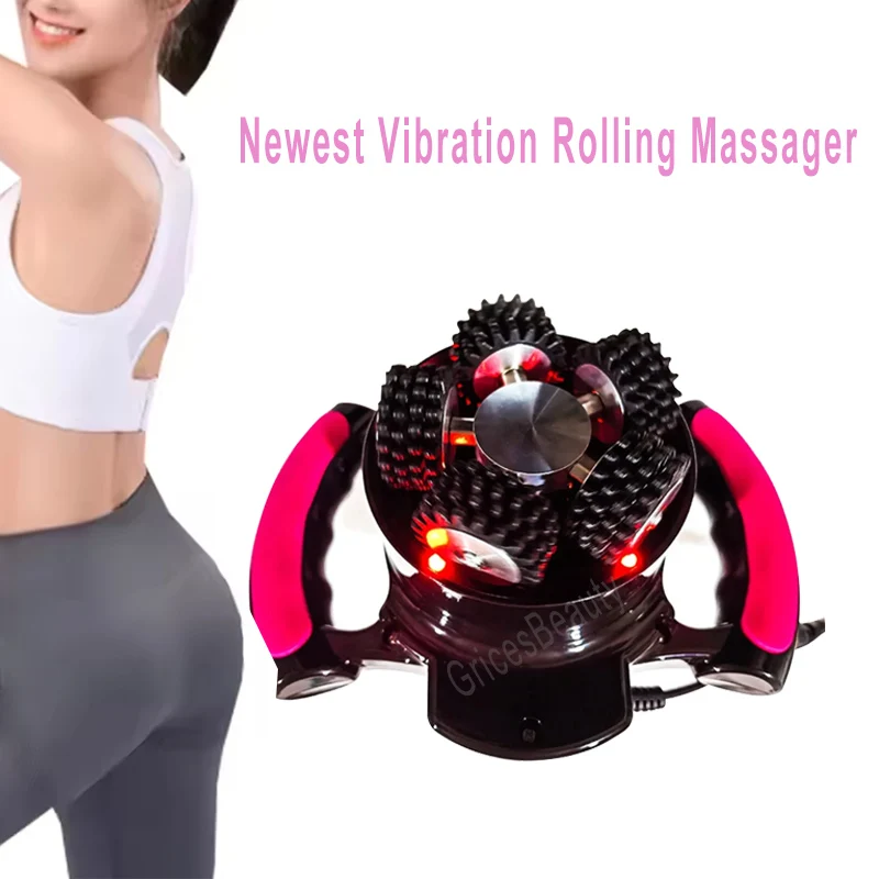 

New 360 Vibrating Cellulite Massage Body Slimming Machine Electronic Muscle Stimulate Weight Loss Handheld Butt Lifting Machine