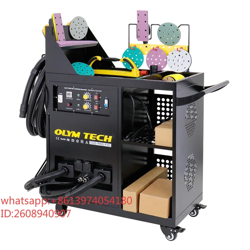 Suitable for Sanding Machine for Car Body Eccentric Random orbit Sander Pneumatic air Vacuum Cleaner