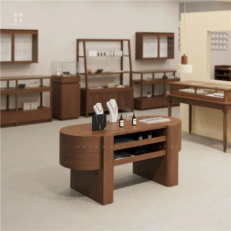 Jewelry display stand Nakajima display ornament water table Internet celebrity props Jewelry storage booth storage table