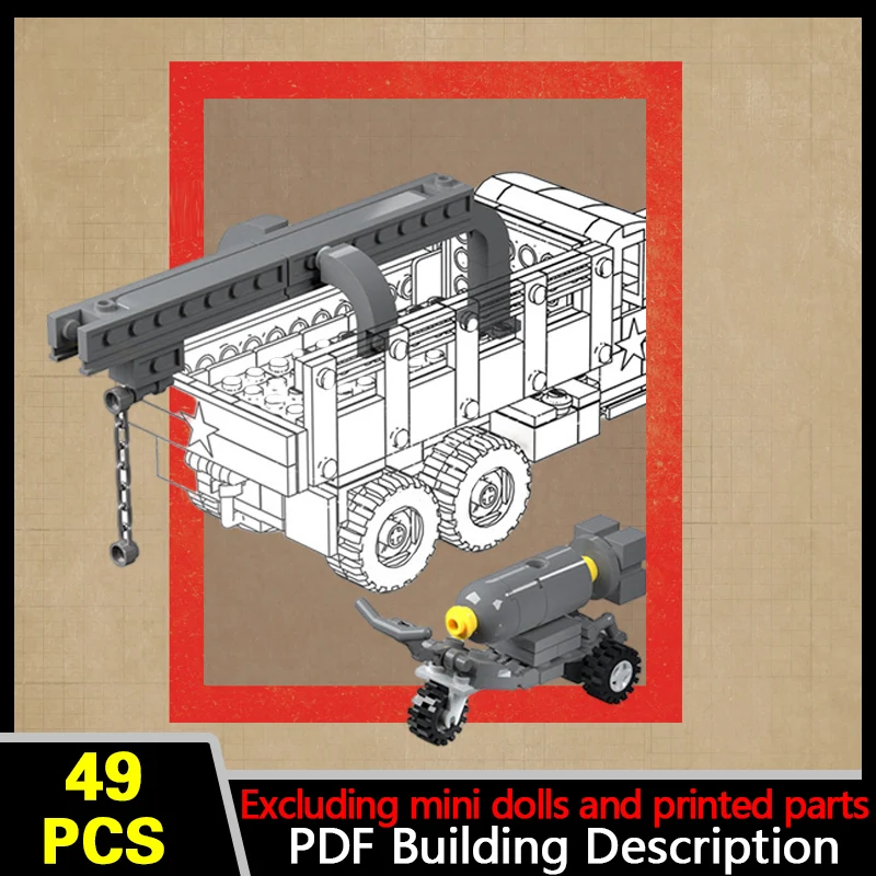 Loader Pack For Truck Model MOC Building Bricks War Equipment Modular Technology Gifts Holiday Assemble Children Toys Suit