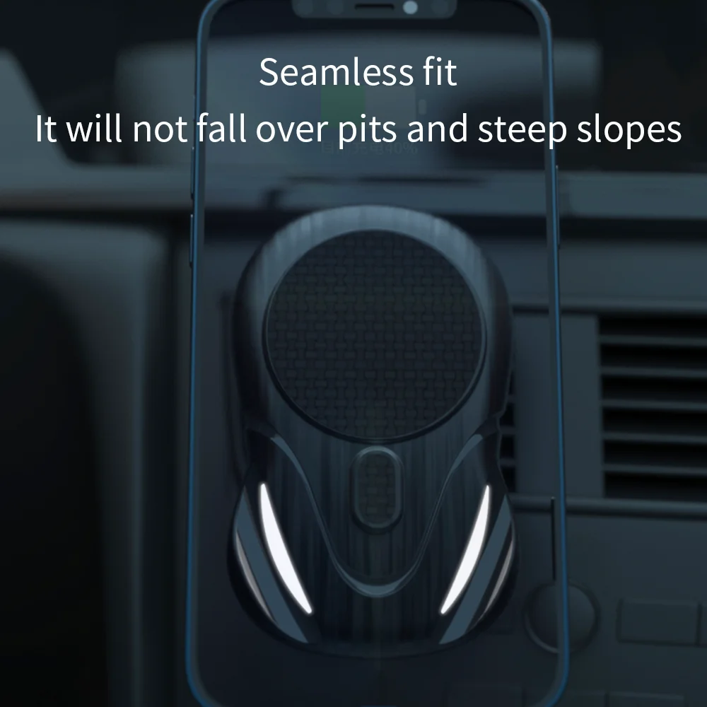 New Navigation Phone Holder 15W Wireless Charger for IOS  i12 And 13 Magsafe Car Magnetic Wireless Fast Charging