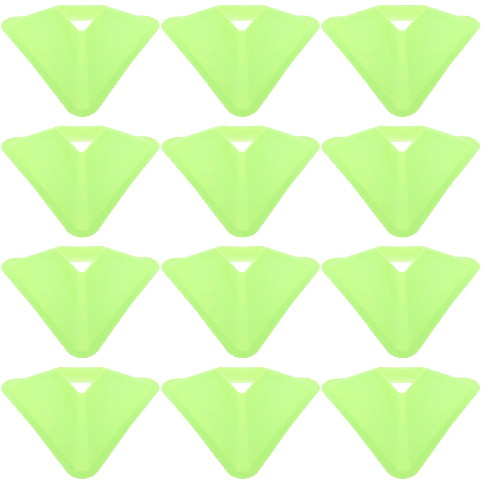 

12pcs Training Cones for Soccer Football Basketball Practice Portable Soccer Round Cones Plastic Discs Safe PE Material