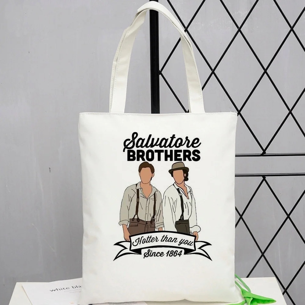 the Vampire Diaries tote bag shopper shopping grocery y2k woman