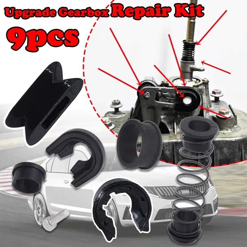 Upgrade Enhanced For VW Golf MK4 Gearbox Repair Kit Manual Trans Shifter Gear Lever Spring Bearing Shifter Bearing 2000 - 2007