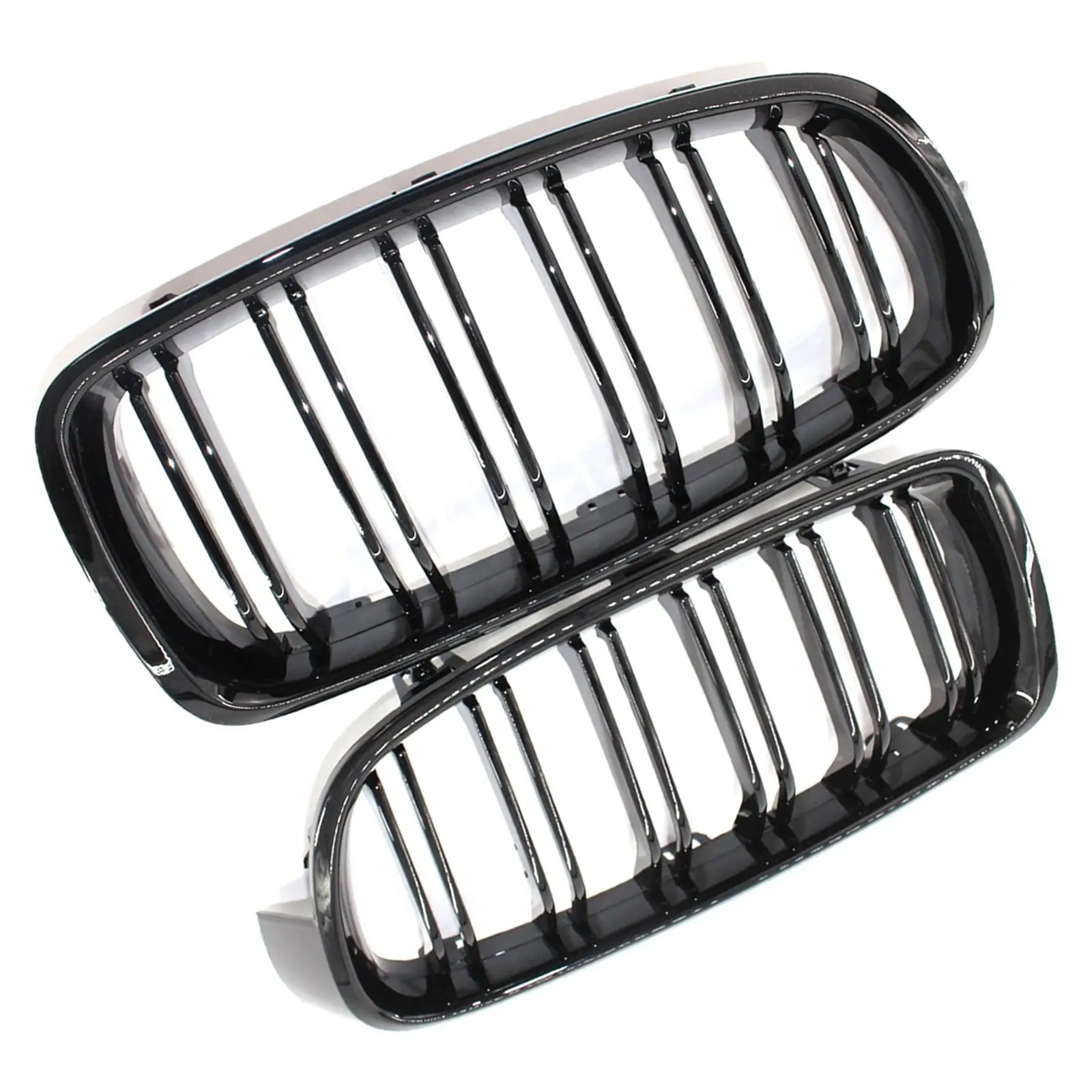 2 Pieces Car Front Kidney Grille Grill, 51130054493 51130054494 51137263482 5113726348 3 F30 F31 F35 Replace