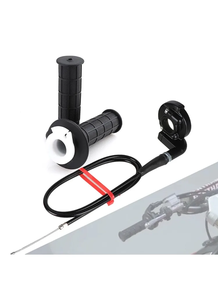 AliExpress NONE 7/8" 22mm Twist Throttle Grip with Cable Kit for 50cc-250cc Moped Scooter Mini ATV Quad Dirt Bike Motorcycle Handlebar Parts