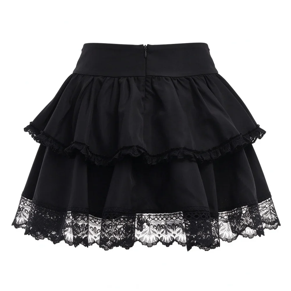Short Skirt Casual Understated High Waist Zip Detail All Match Ladies Office Wear Petite Friendly Cut Easy Everyday Outfit