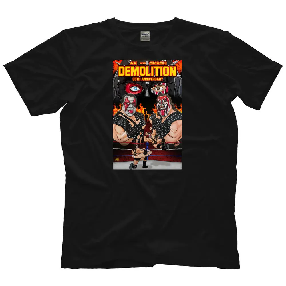 

2025 HOT SALE T SHIRTS Demolition Wrestling Sports TEE Famous Wrestler FANS man clothes Streetwear