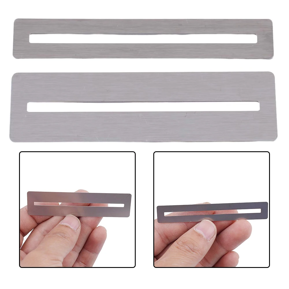 2Pcs Guitar Fretboard Guard Fingerboard Protector Tool For Guitar Bass Luthier Tools Stainless Steel Bass Fingerboard Guards