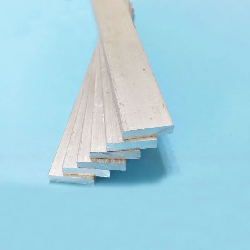 6061 Aluminum Flat Bar Aluminum Sheet Home DIY Width 10-100mm CNC Metal Plate Thickness 2mm 3mm 4mm 5mm 6mm 8mm 10mm