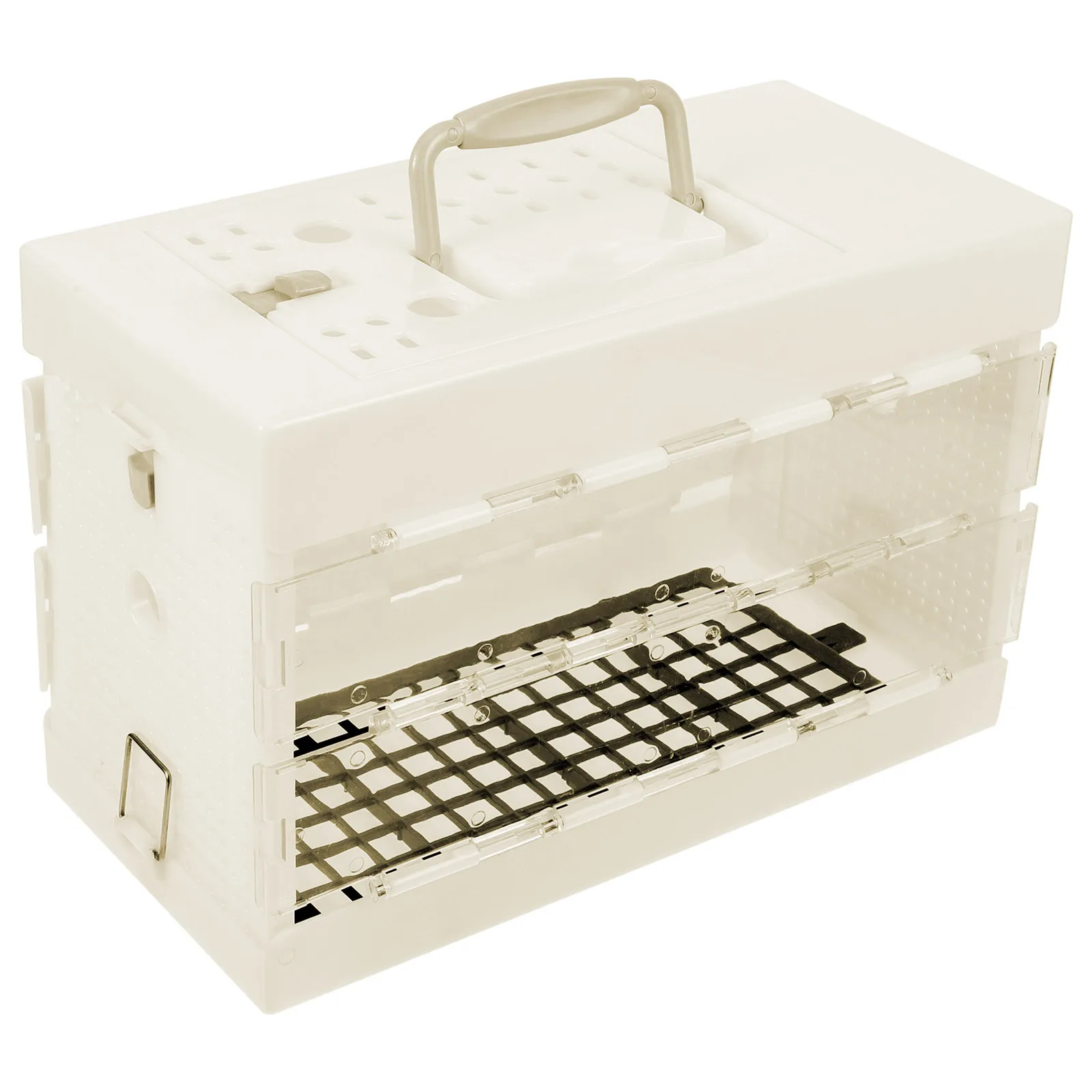 

Small Portable Bird Cage Lightweight Parrot Carrier Travel Cage Easy Clean Outdoor Bird Travel Carrier Parrot Cages