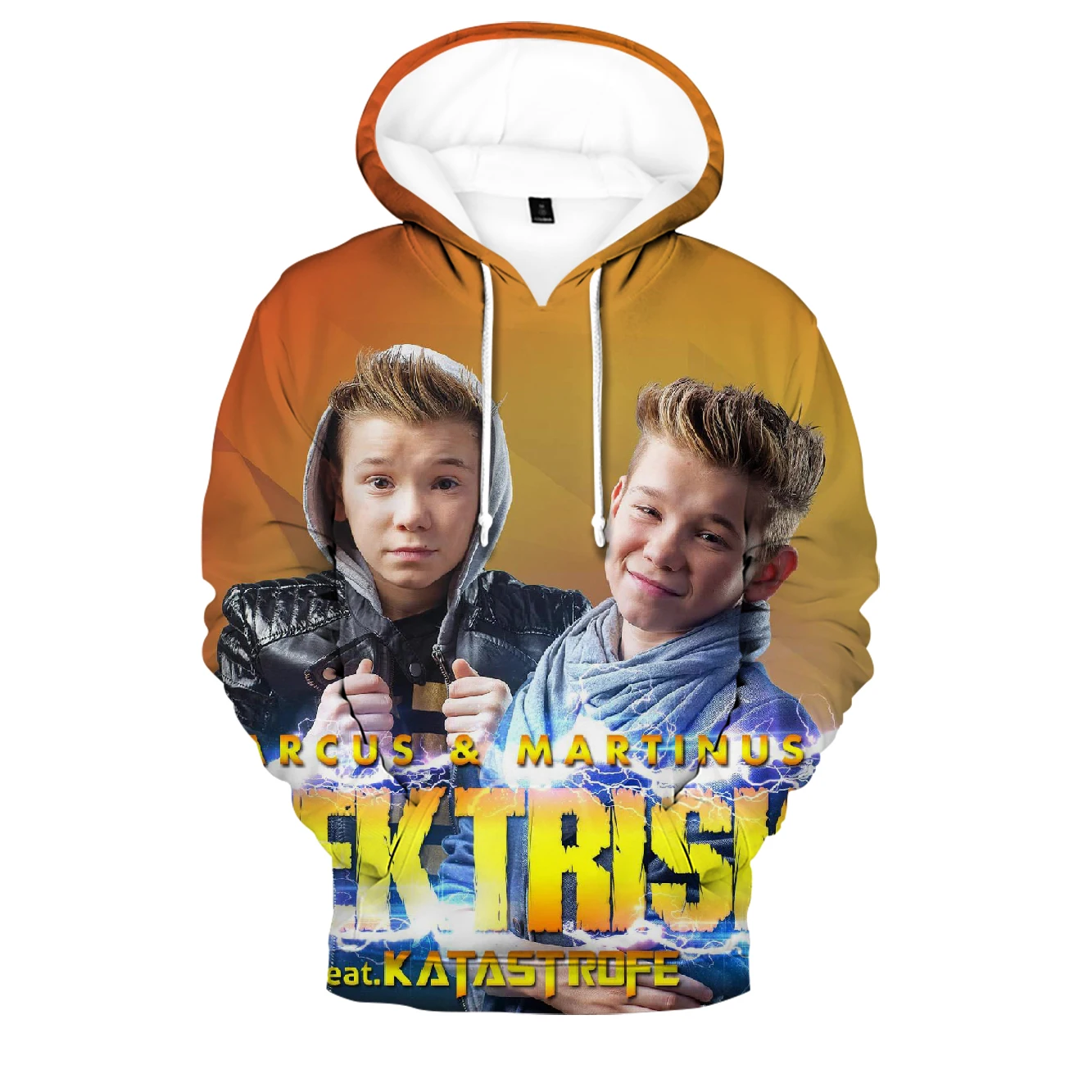 Harajuku Popular Youthful Marcus and Martinus 3D printed Hoodies Sweatshirts Men/Women Sweatshirt Casual Long Sleeve Pullovers