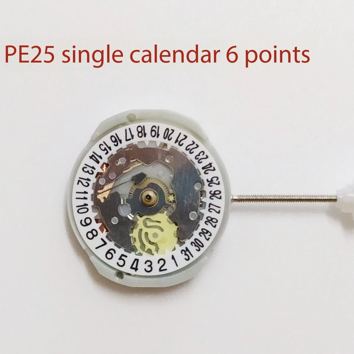 Picture 5: Ladies' PE25 quartz movement, PE25 movement dual calendar single calendar