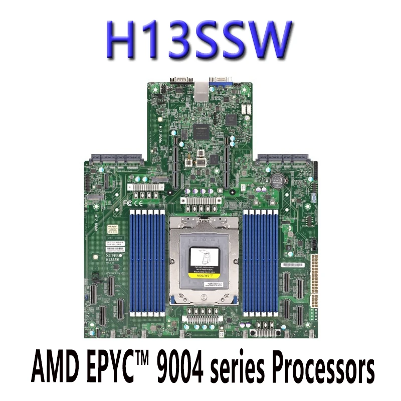 H13SSW FOR Supermicro Motherboards DDR5-4800MHz, AMD EPYC™ 9004 series Processors  processor Tested Well bofore shipping