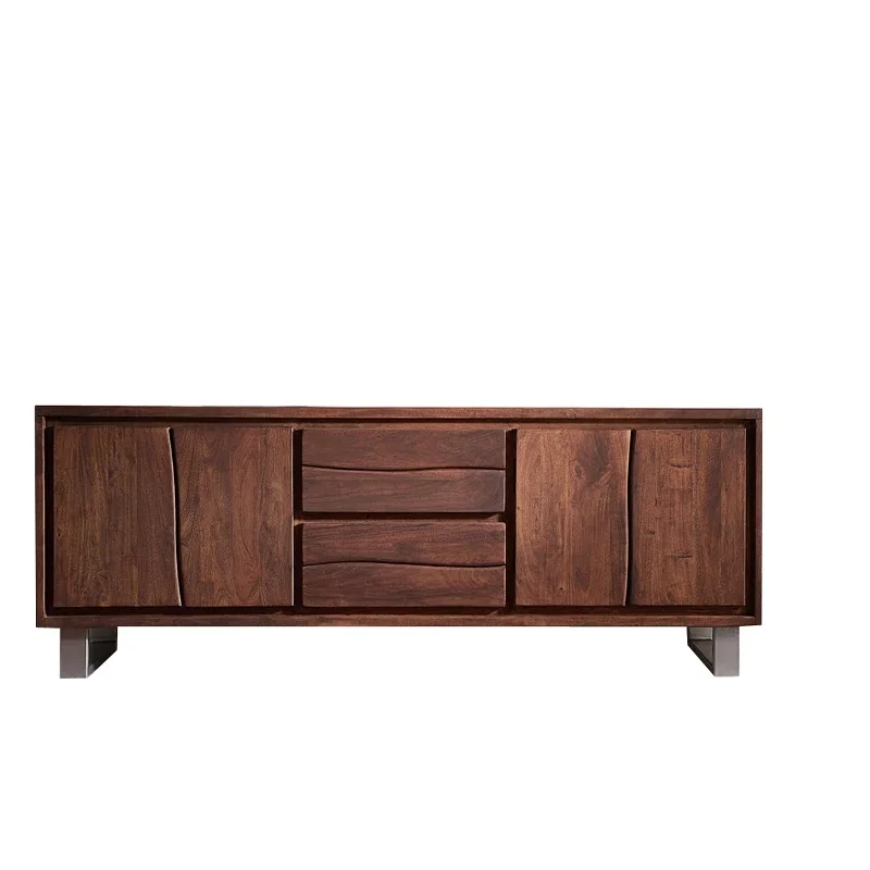 

High quality solid wood sideboard buffet cabinet home furniture