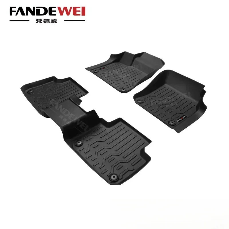 3D Custom TPV Rubber LHD Car Accessories Car Floor Mats For  Cayenne 2011-2018+