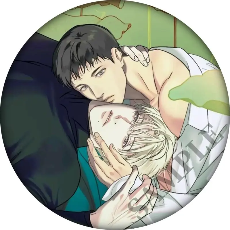 58 мм корейский BL Manhwa подсветка косплей значок аниме брошь булавка аксессуары для одежды украшение рюкзака подарок