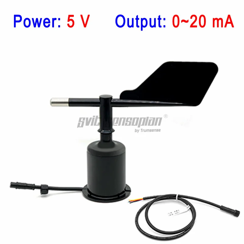 

Trumsense STTWD5020 Current Signal Output Wind Direction Sensor 0 to 20mA Output DC 5V Power for Meteorology Oceans Ports