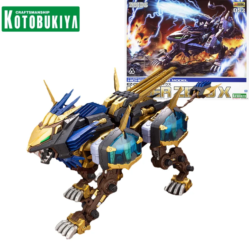 

KOTOBUKIYA Original ZD107 HMM ZOIDS EZ-054 LIGER ZERO X Anime Action Figure Assembly Model Toys Collectible Model Gifts for Kids