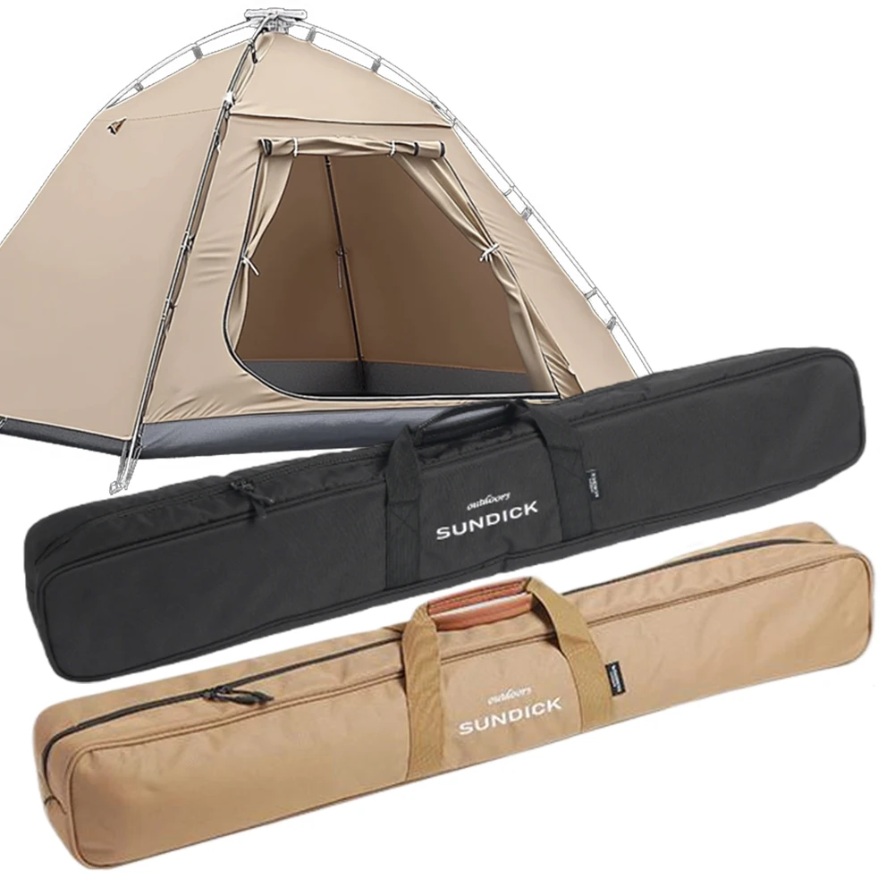 

Oxford Fabric Tent Pole Storage Bag Zippered Closure Tripod Stand Storage Case Tripod Carrying Case for Camping Hiking