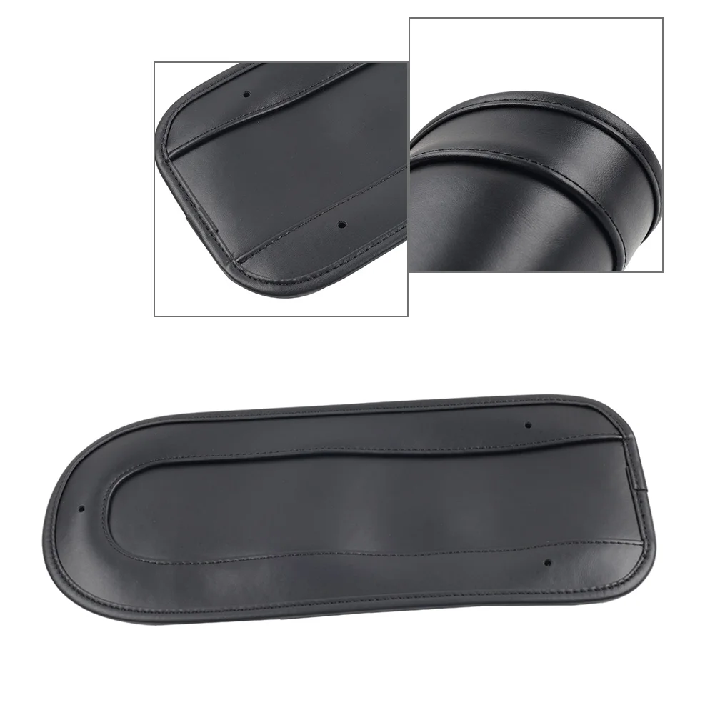 PU Leather Motorcycle Rear Mudguard Bib Solo Seat Cover For Harley Davidson Heritage Softail Springer FLSTC FLSTS