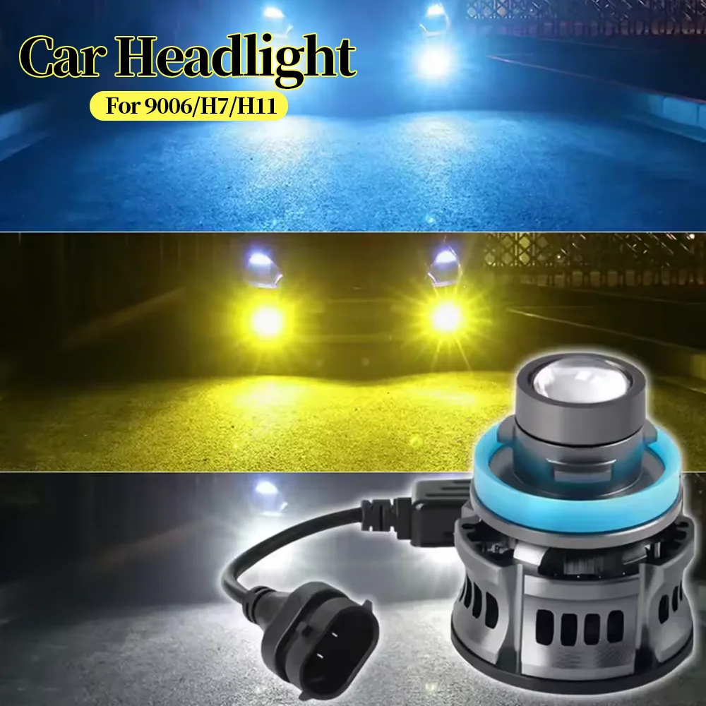

Car Laser Lens Headlights LED Fog Light for H11 9006 9005 Conversion Lamp Energy Efficient Projector Long Range Headlight