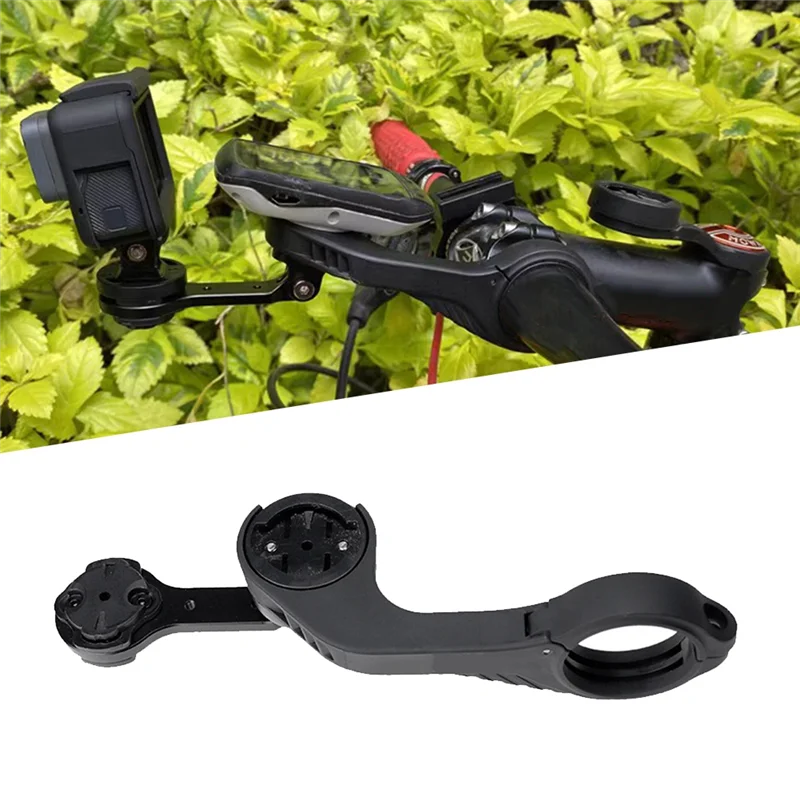 

DEN-gFor Garmin Insta360 Sports Camera GORPO Holder Lamp Holder Aluminum Alloy Code Meter Holder Extension