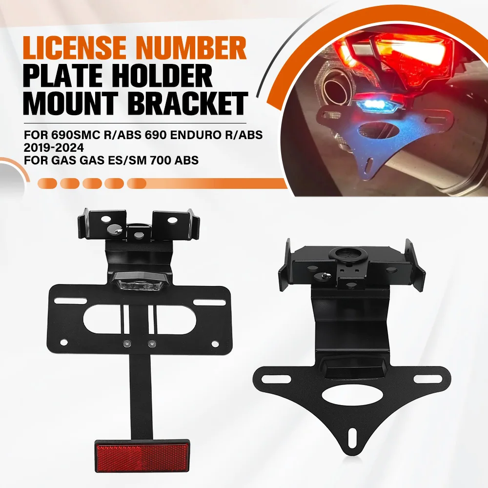 

For 690SMC R/ABS 690 Enduro R/ABS 2019-2024 For Gas Gas ES/SM 700 ABS License Plate Holder Bracket Tail Tidy Fender Eliminator