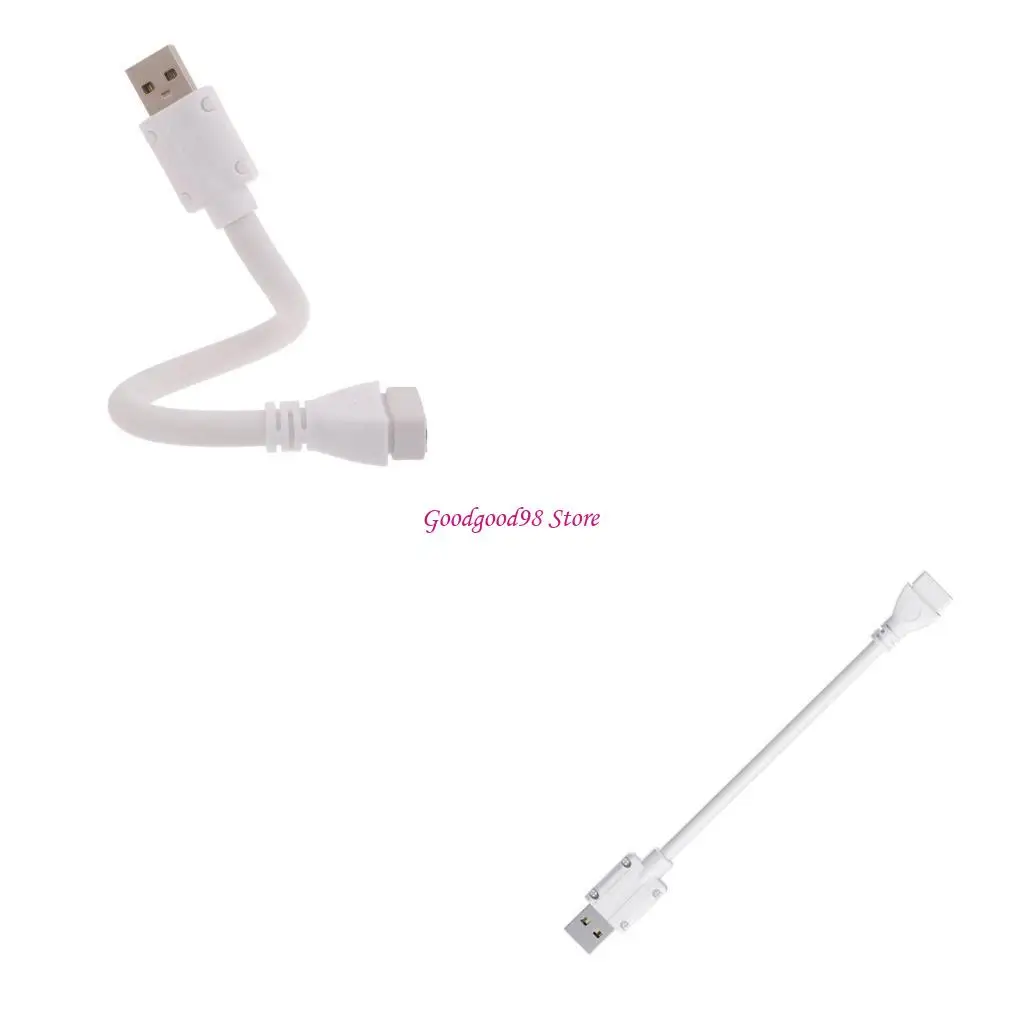 Rotatable USB Cable Cord Convenient Charging Solution for USB Fan/USB Night Lamp 