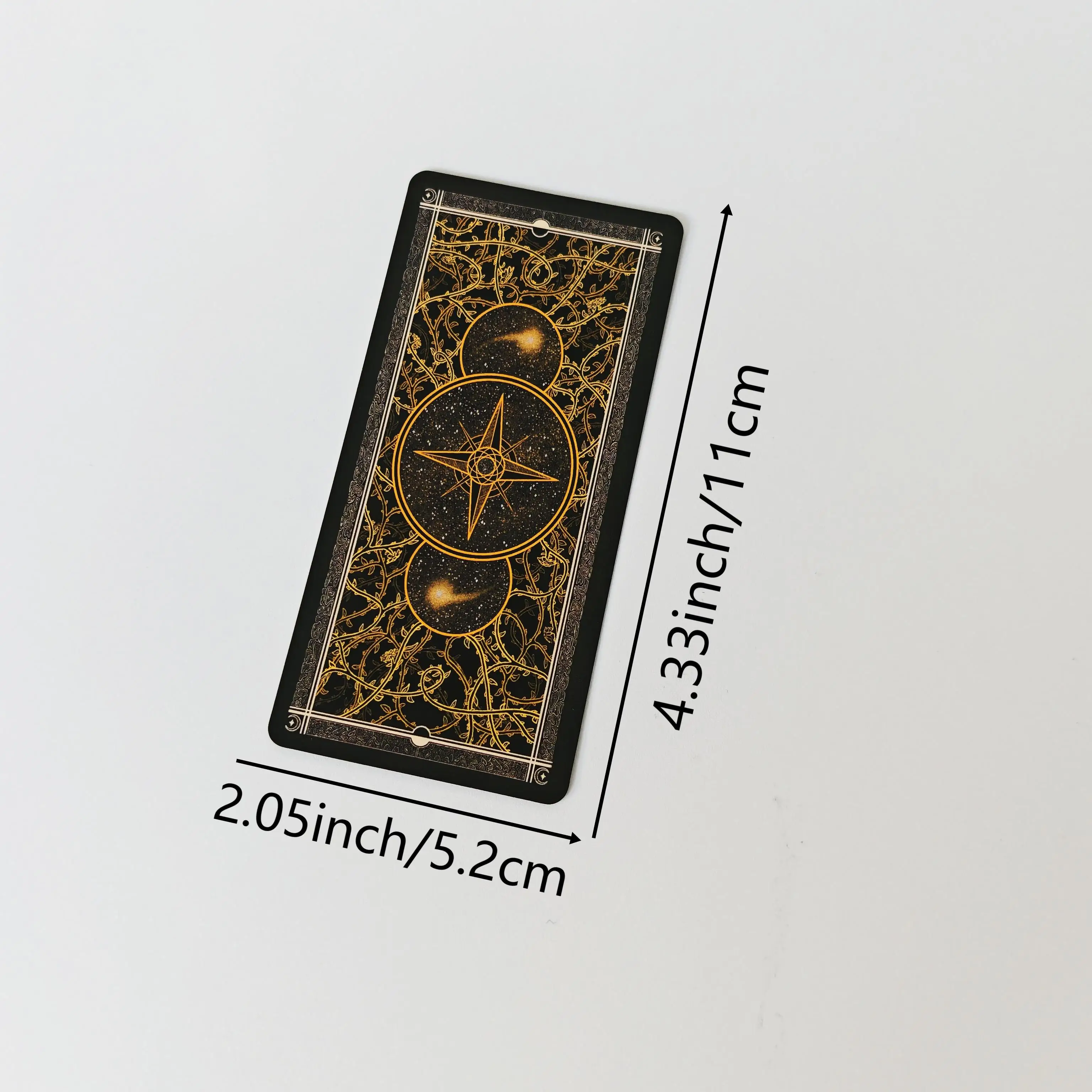 Mazzo di tarocchi Kinner Un mazzo di tarocchi tradizionale da 78 carte completo di ispirazione cosmicamente disegnato a mano 11 * 5,2 cm in lingua spagnola