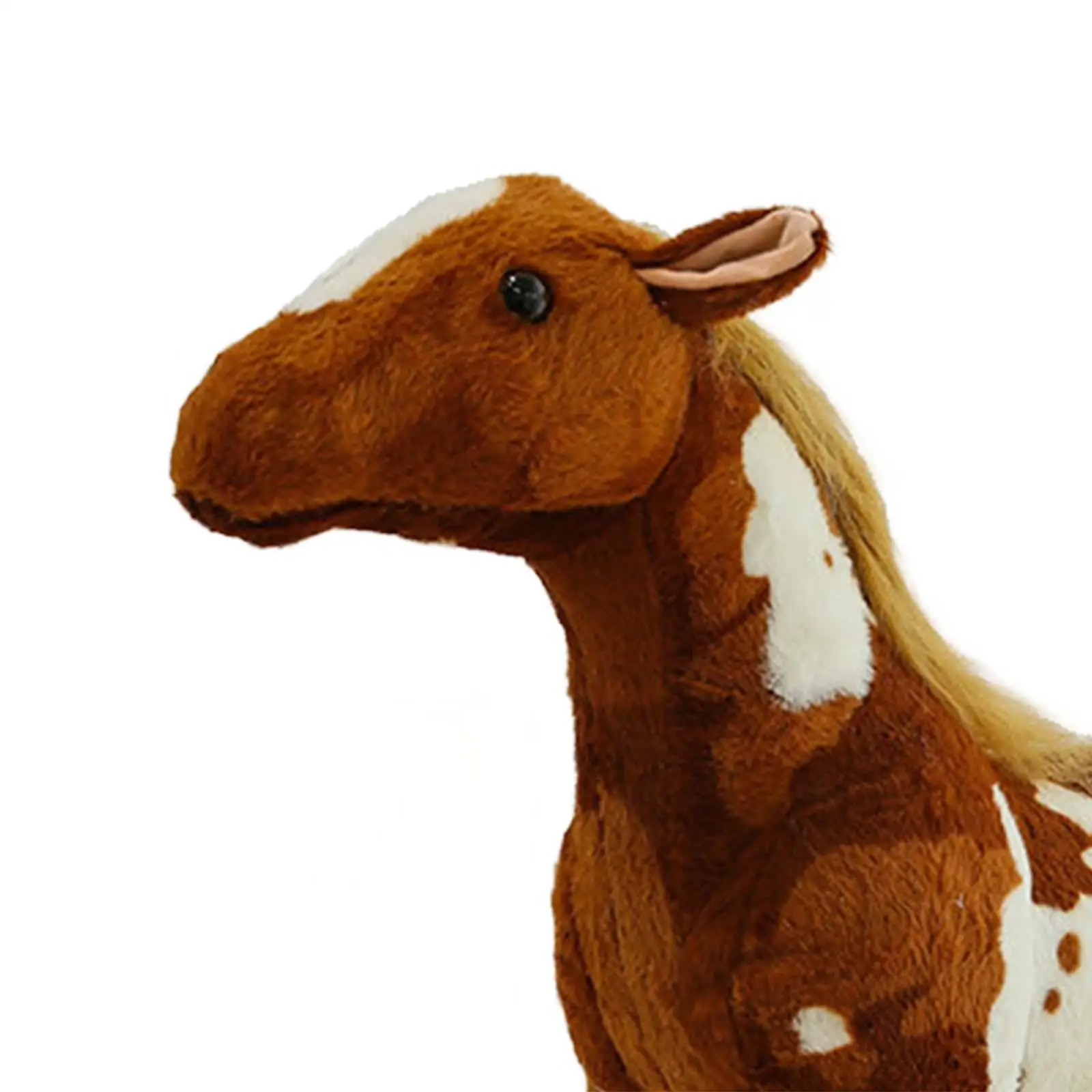 Paard pluche kussen paard pluche knuffeldier, woondecoratie, knuffelbaar paard pop paard knuffel voor kinderen kindercadeau